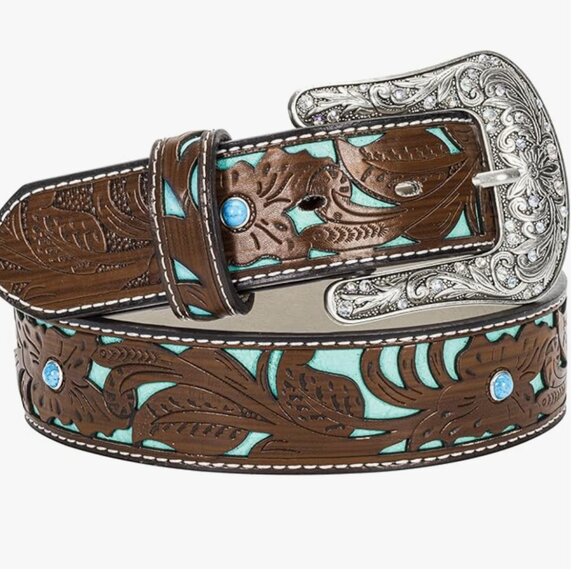 Adjustable Vintage Western Cowboy Belt